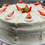 Strawberry and Coconut Cake