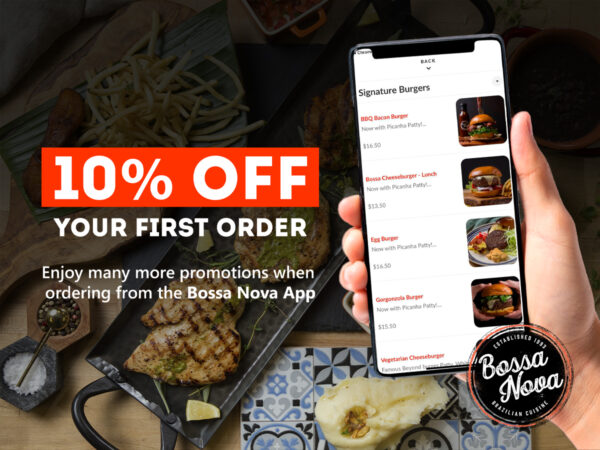 10% off your first order sign